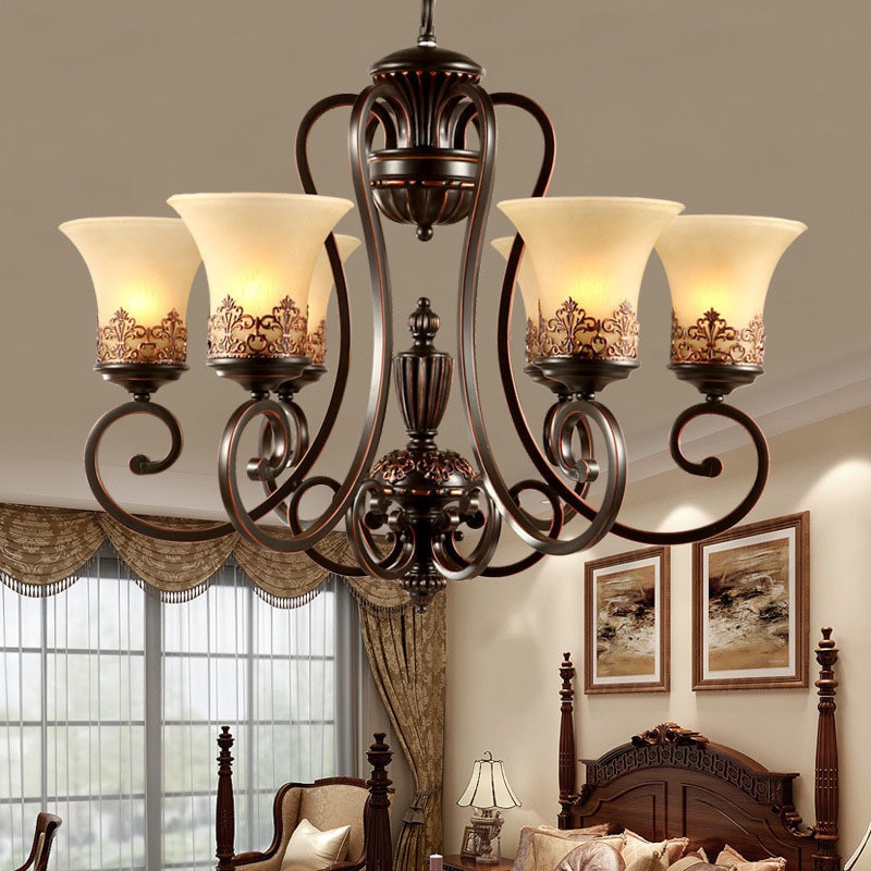 Chandelier Lights For Living Room
 Luxurious Classical Iron Chandelier Light Living Room
