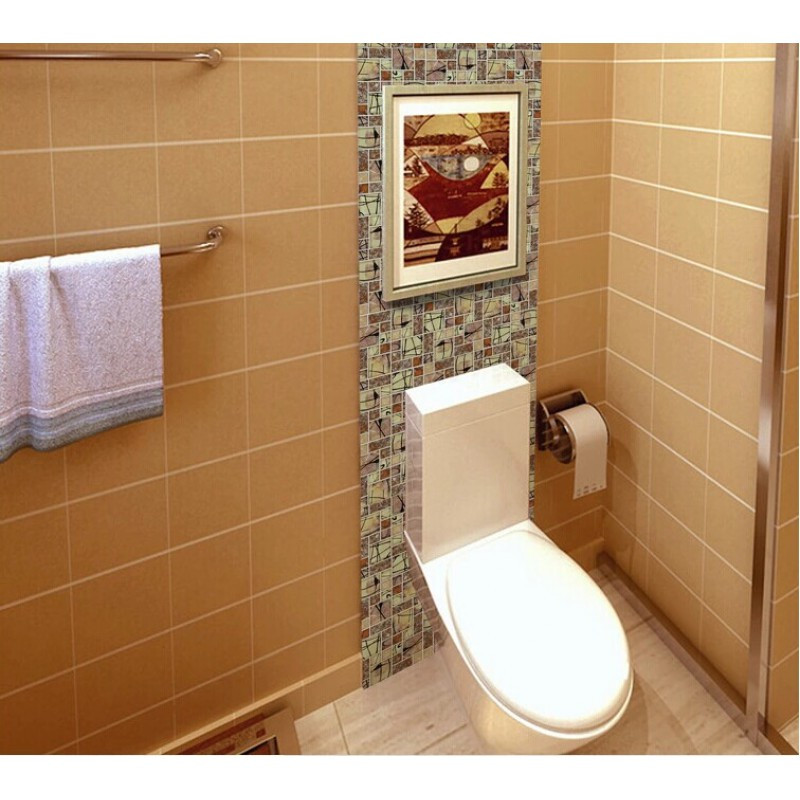 Cheap Bathroom Wall Tiles
 glass mosaic tile backsplah bathroom wall tiles crackle