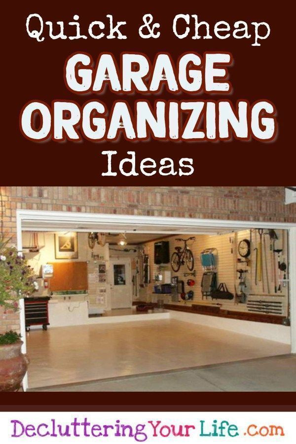 Cheap Garage Organization
 Garage Organization 5 Quick and Cheap Garage Organizing