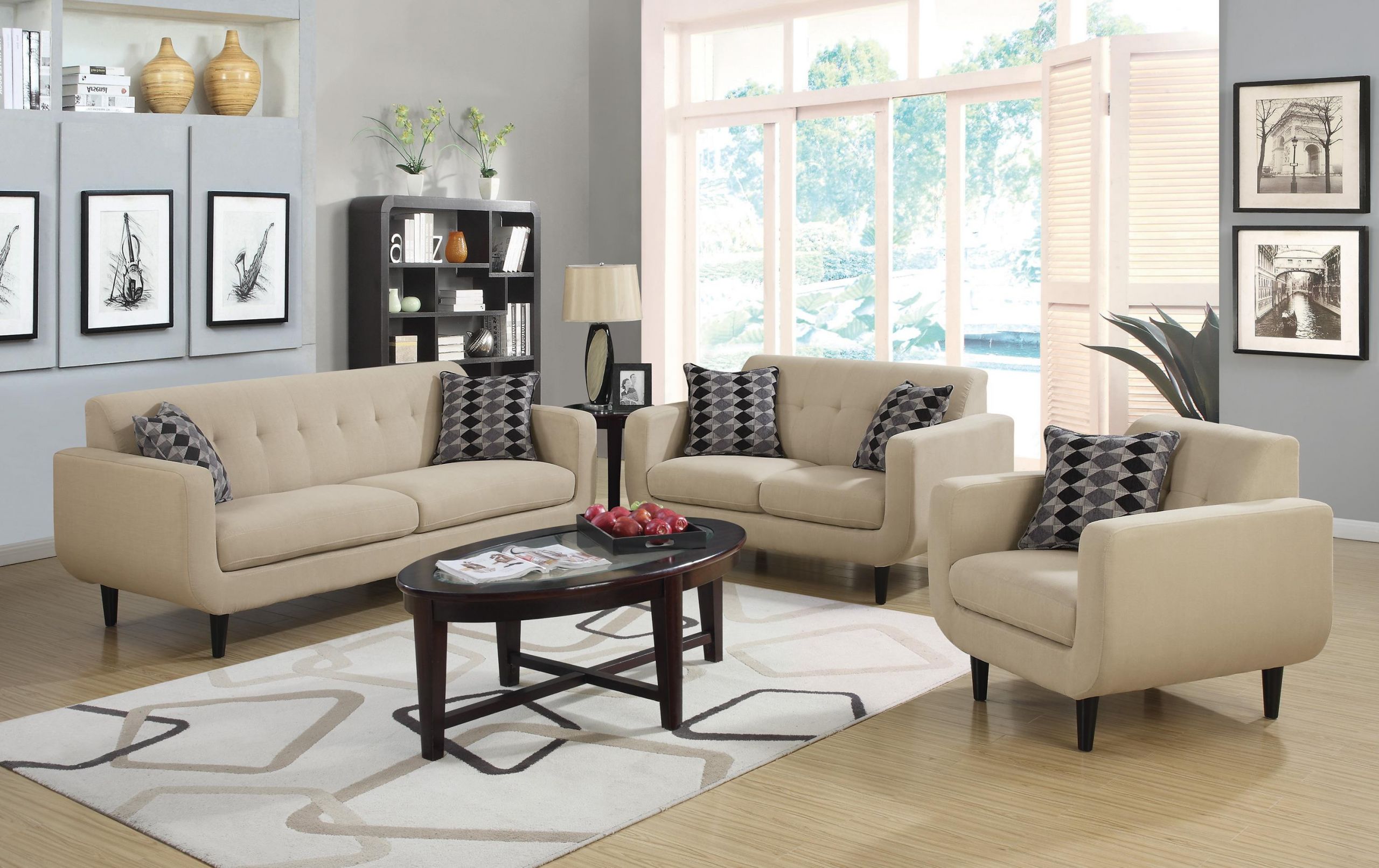 Cheap Modern Living Room Furniture
 Stansall Mid Century Modern Sofa