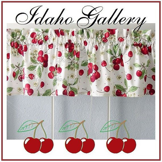 Cherry Kitchen Curtains
 Pin by Janay Smith on Cherry Everything