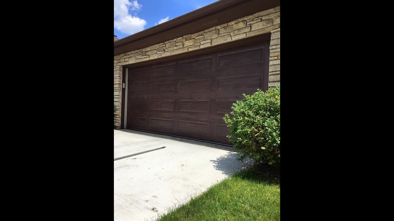 Chi Garage Doors Review
 CHI 16x6 9 model 4283 mahogany garage door naperville il
