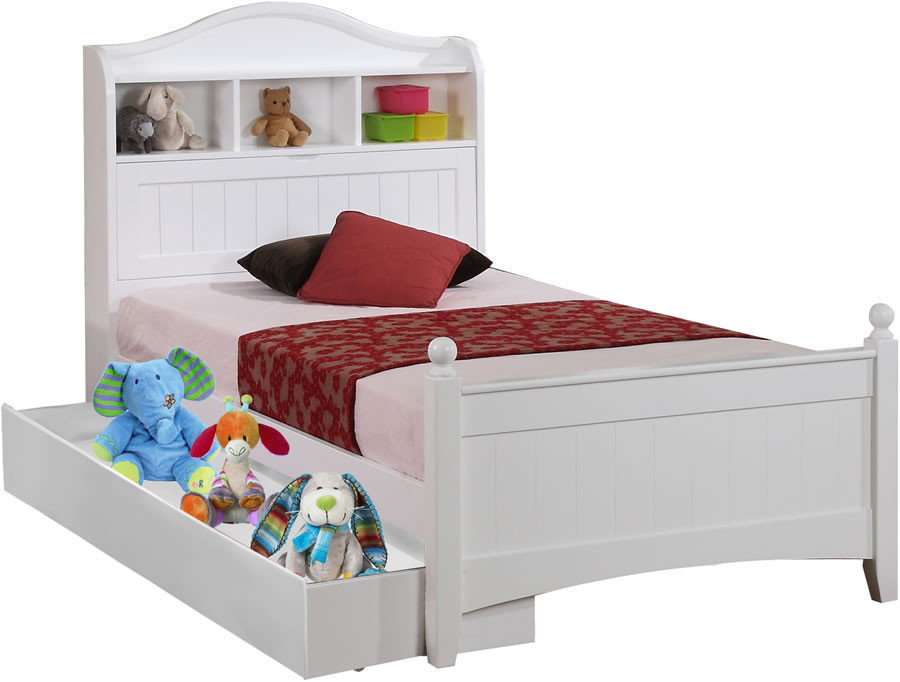 Child Storage Furniture
 Alexia Children s White Storage Bed The Children s
