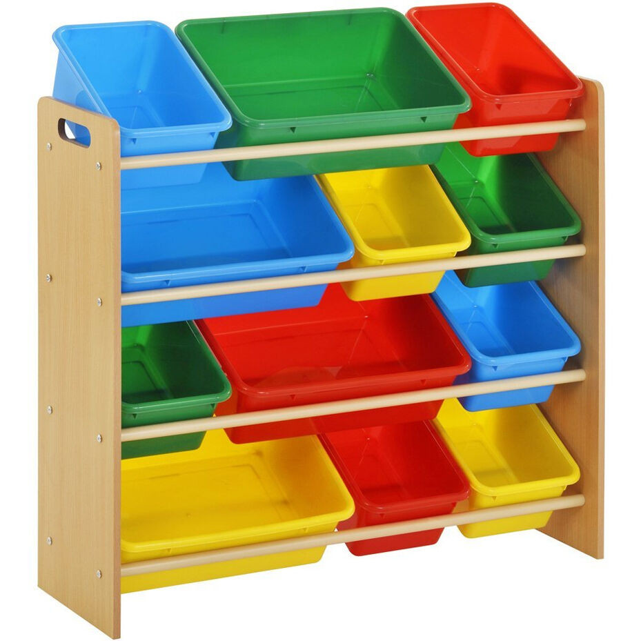 Children Storage Bins
 Multiple Storage Bin Kids Toy Organizer