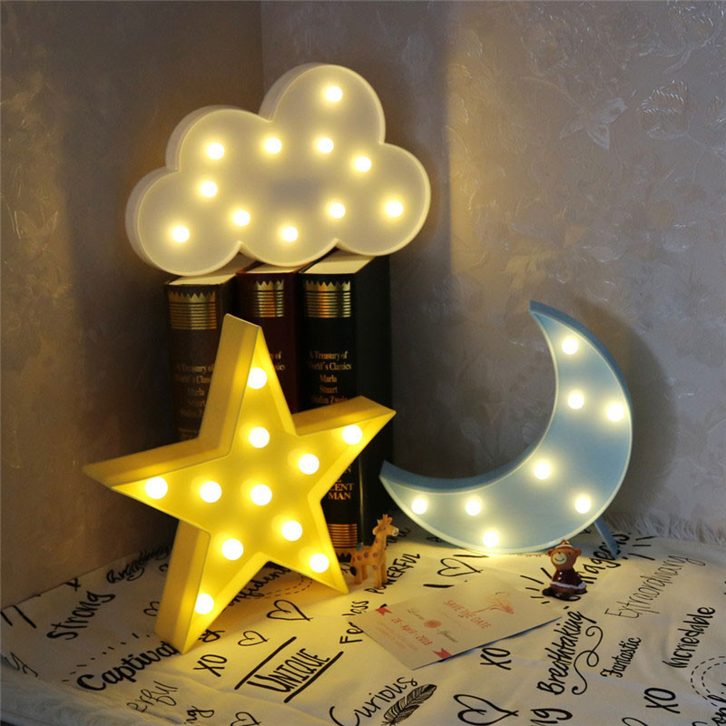 Childrens Bedroom Light
 Vvcare BC NL02 Led Night Light for Kids Moon Star Cloud