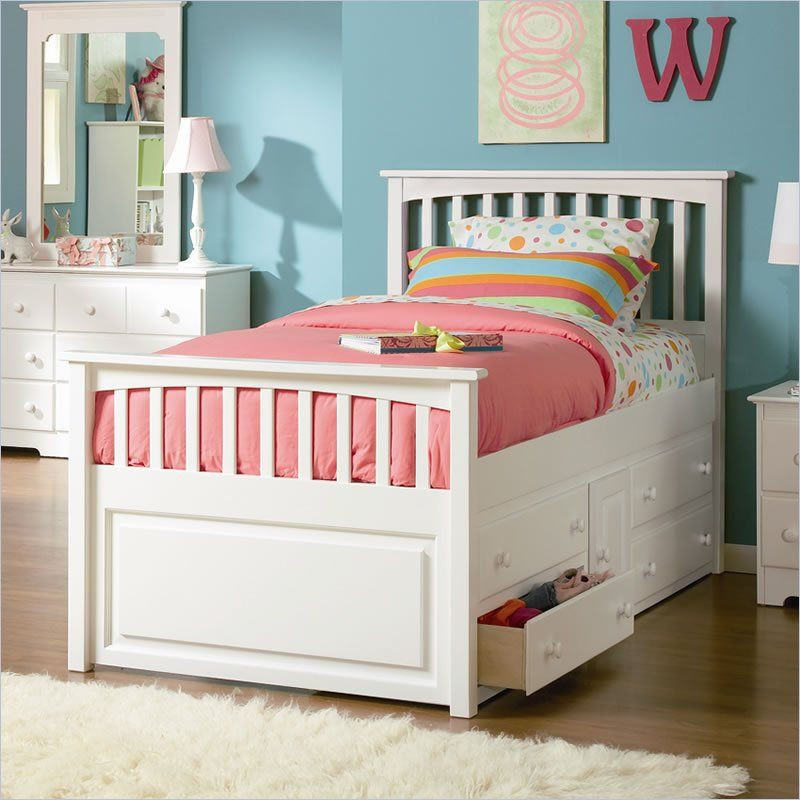 Childrens Beds With Underbed Storage
 Atlantic Furniture Mate s Storage Bed with Underbed 4