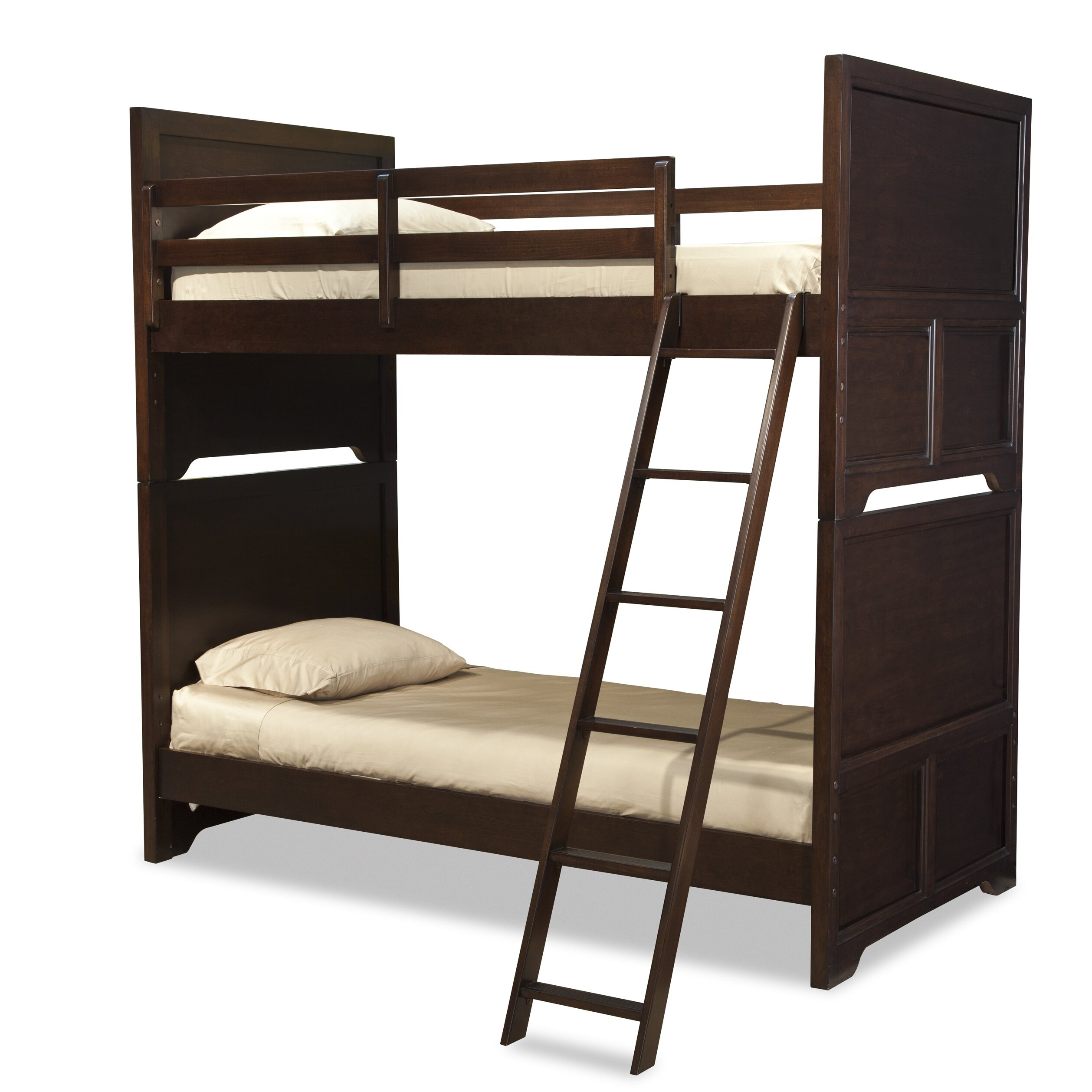 Childrens Beds With Underbed Storage
 LC Kids Benchmark Twin over Twin Standard Bunk Bed with
