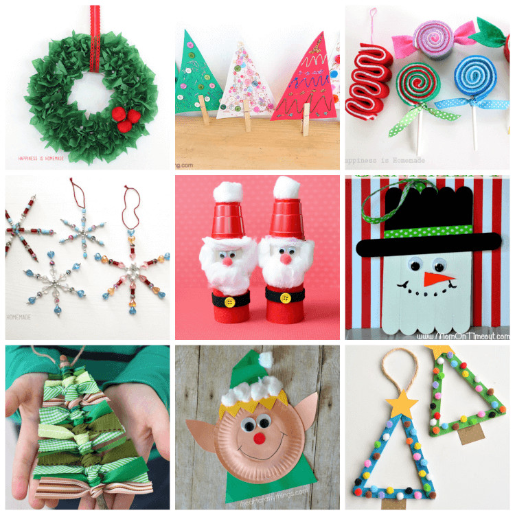 Christmas Decoration Crafts For Kids
 Easy Christmas Kids Crafts that Anyone Can Make