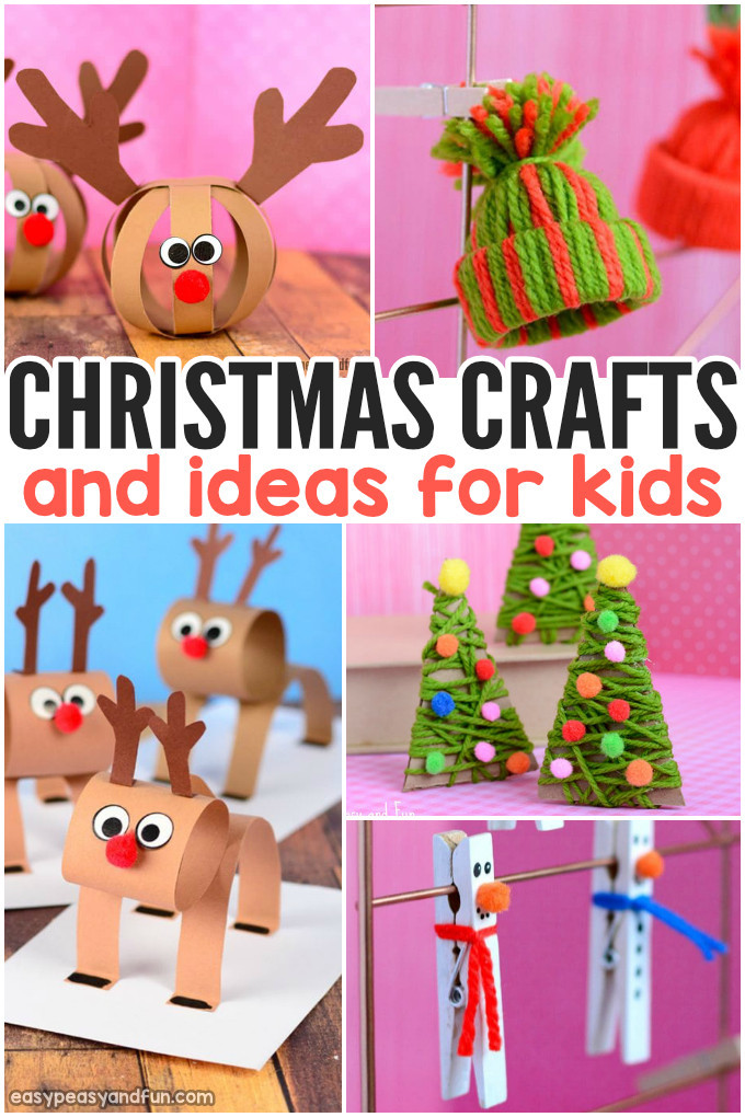Christmas Decoration Crafts For Kids
 Festive Christmas Crafts for Kids Tons of Art and