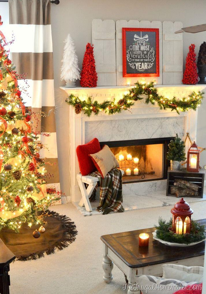 Christmas Lights In Living Room
 Beautiful Christmas decorations for your living room