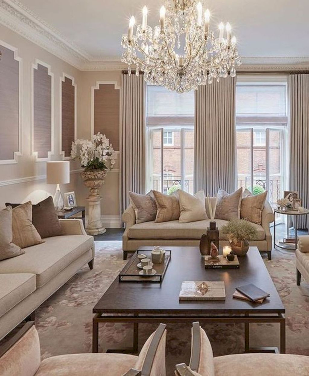 Classy Living Room Ideas
 40 Luxurious And Elegant Living Room Design Ideas HOMISHOME