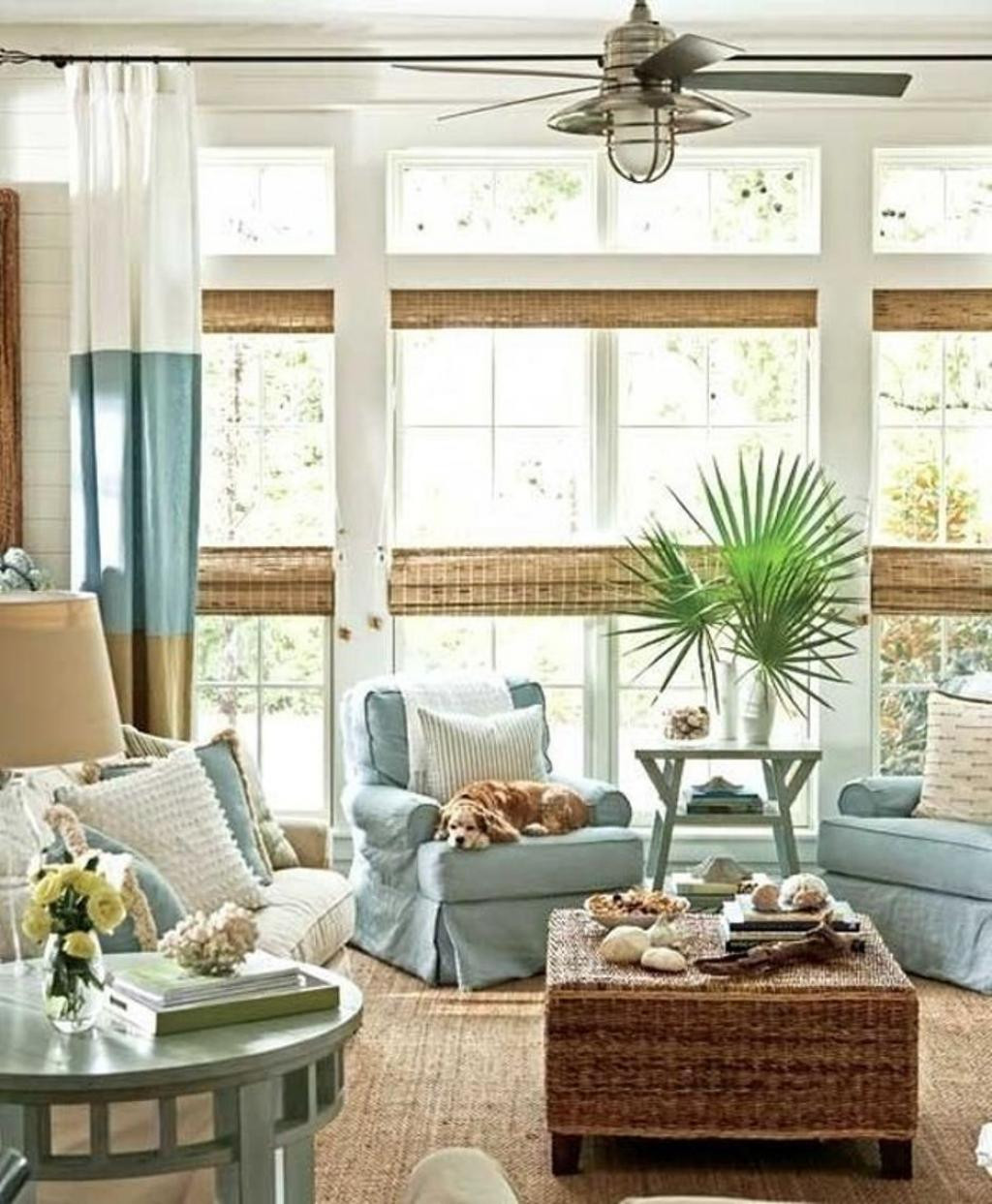 Coastal Living Room Decor
 Remodelaholic