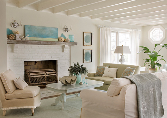 Coastal Living Room Decor
 Cottage with Inspiring Coastal Interiors Home Bunch