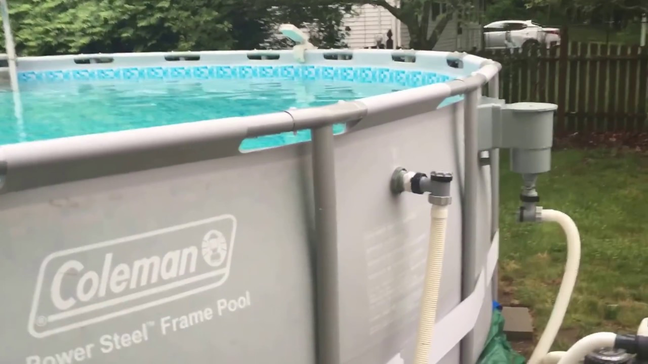 Coleman Above Ground Pool Skimmer
 Coleman Intex 22x52 pool Tips for ground prep and