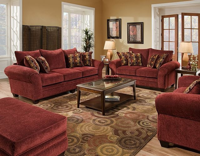 Colorful Living Room Sets
 16 best images about Burgundy family Room ideas on
