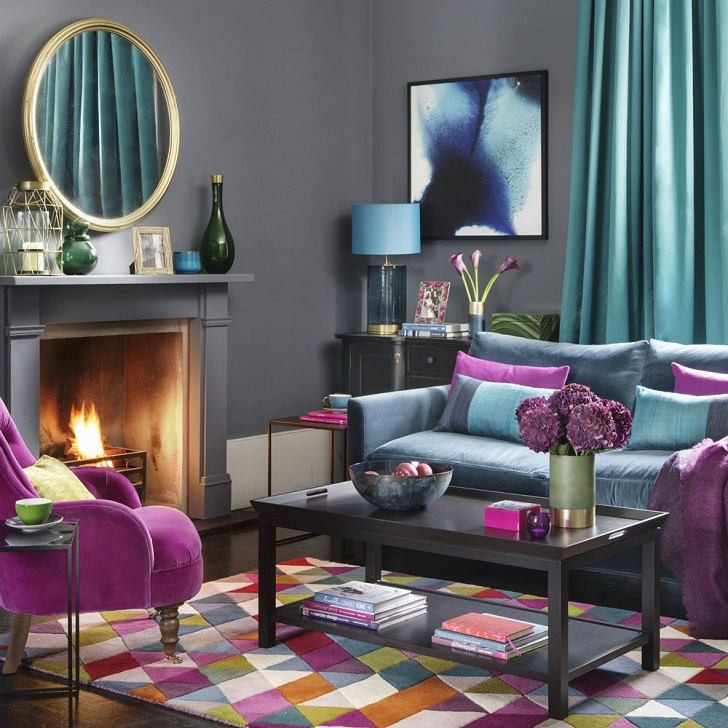 Colors For Living Room
 Trendy living room color schemes and modern interior