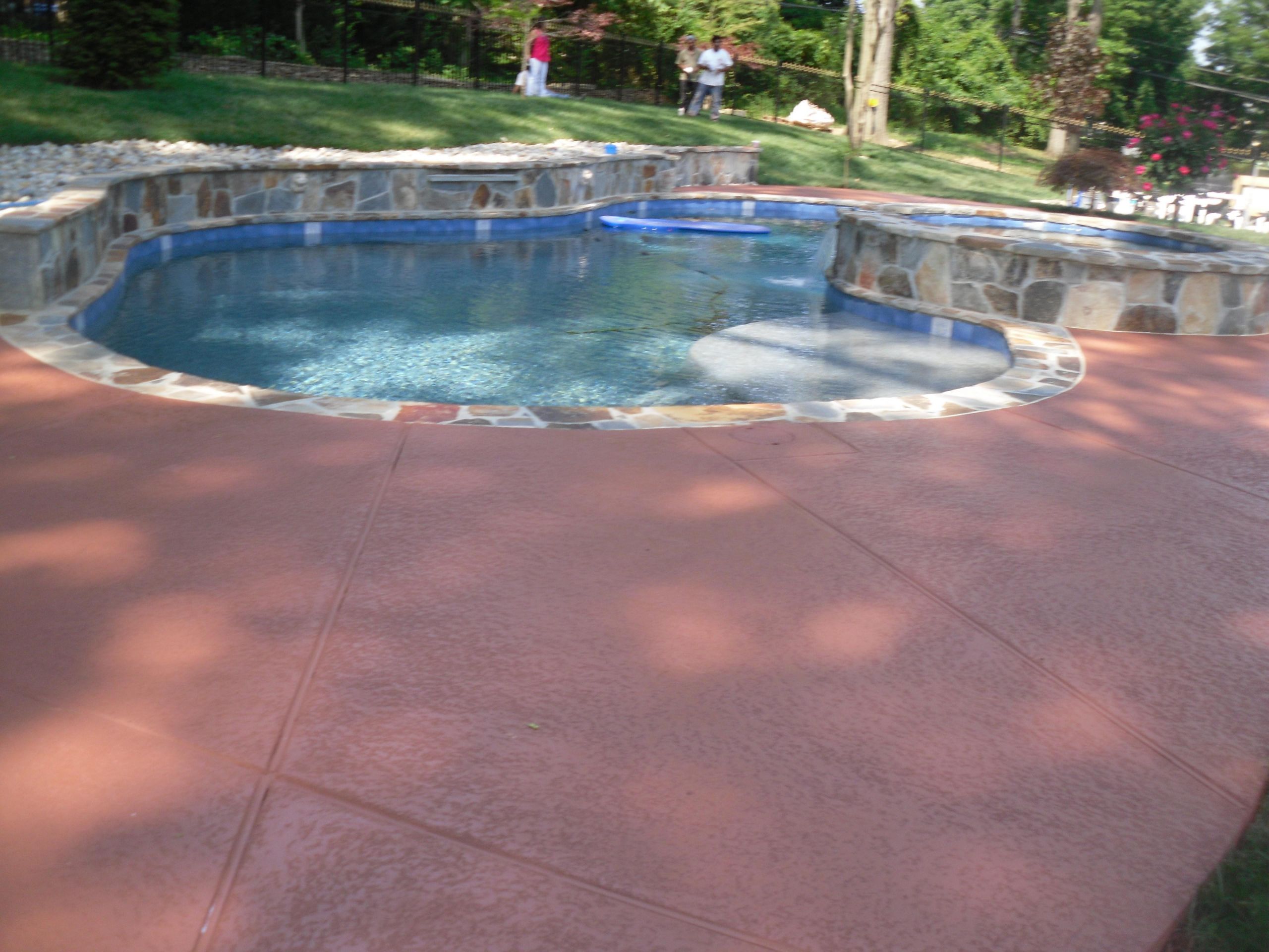 Concrete Deck Paint
 Pros and Cons of Painting a Concrete Pool Deck