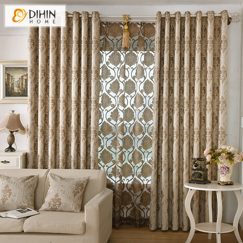 Contemporary Curtains For Living Room
 DIHIN 1 PC Modern Curtains For Living Room Window