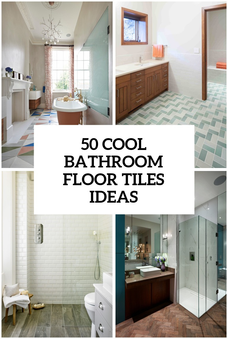 Cool Bathroom Designs
 41 Cool Bathroom Floor Tiles Ideas You Should Try DigsDigs