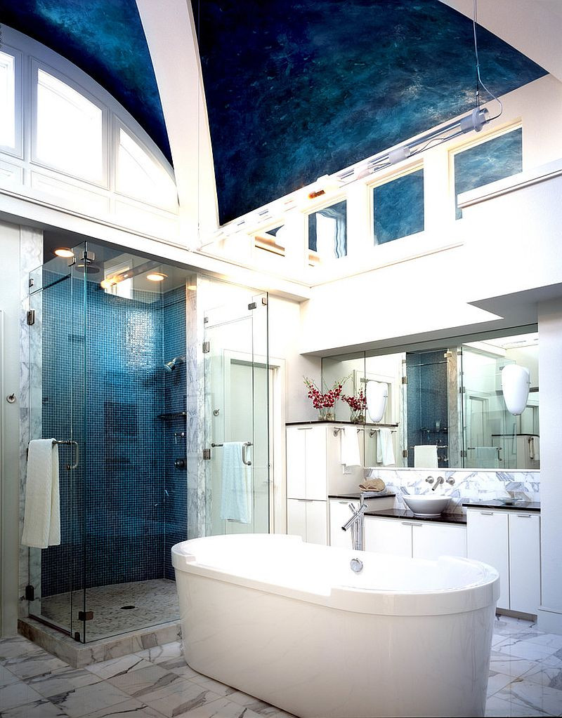 Cool Bathroom Designs
 15 Eclectic Bathrooms with a Splash of Delightful Blue