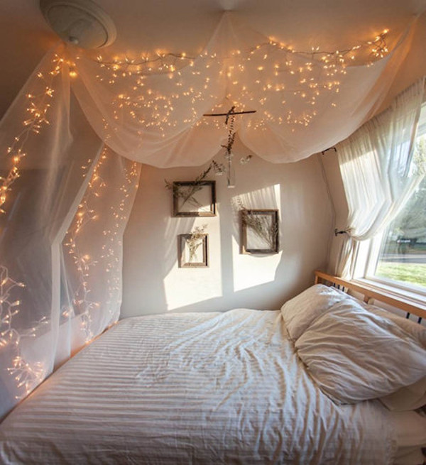 Cool Bedroom Light Fixtures
 25 Cool DIY String Light Ideas