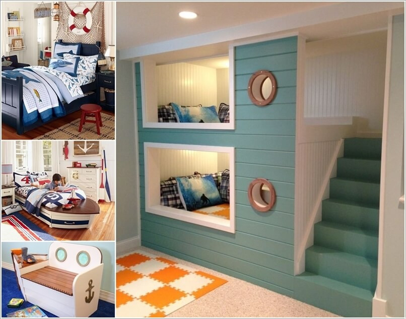 Cool Kids Bedroom Ideas
 10 Cool Nautical Kids Bedroom Decorating Ideas