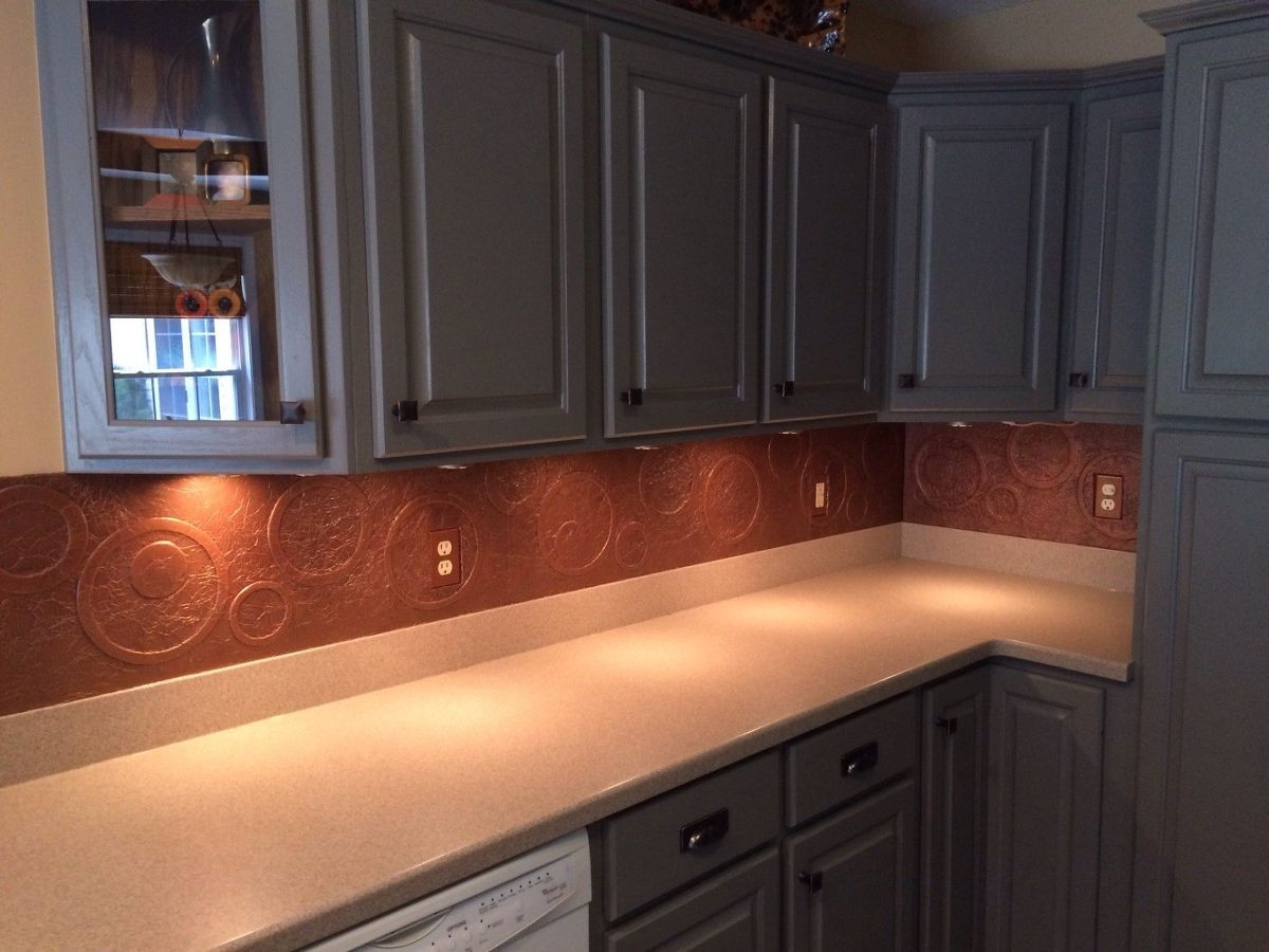 Copper Tile Backsplash For Kitchen
 Hometalk