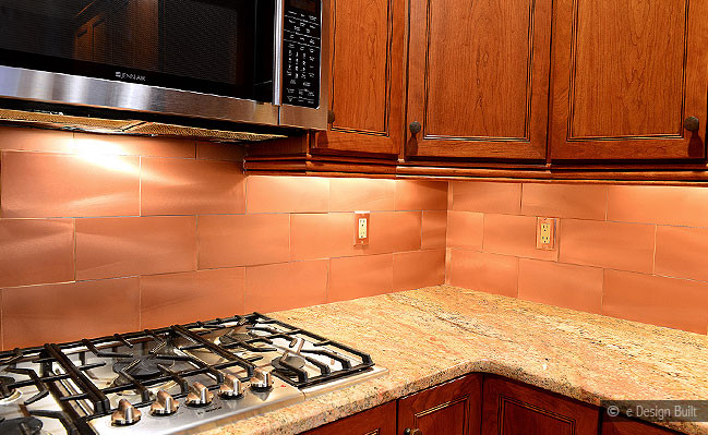 Copper Tile Backsplash For Kitchen
 COPPER COLOR LARGE SUBWAY BACKSPLASH