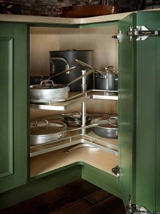 Corner Kitchen Cabinet Organization
 Kitchen Storage Solutions