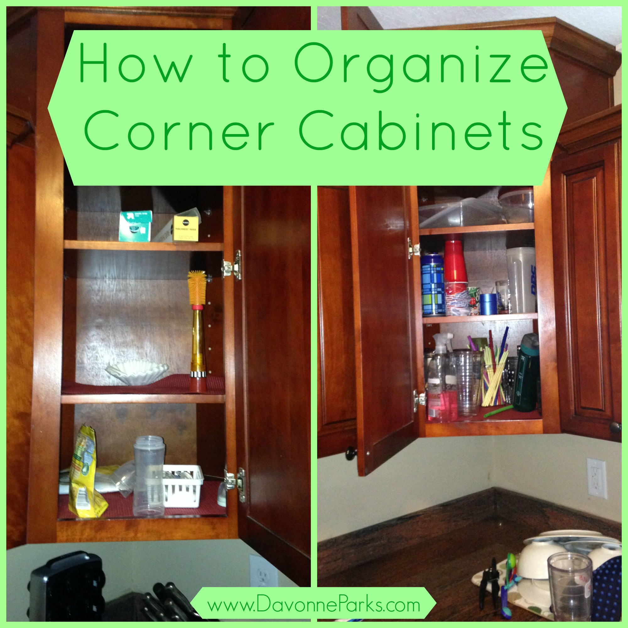 Corner Kitchen Cabinet Organization
 How to Organize Corner Cabinets