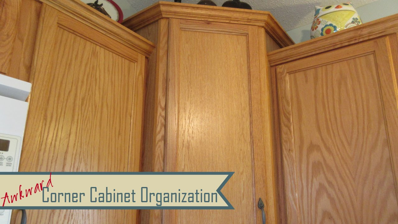 Corner Kitchen Cabinet Organization
 Kitchen Organization Awkward Corner Cabinets & Lazy