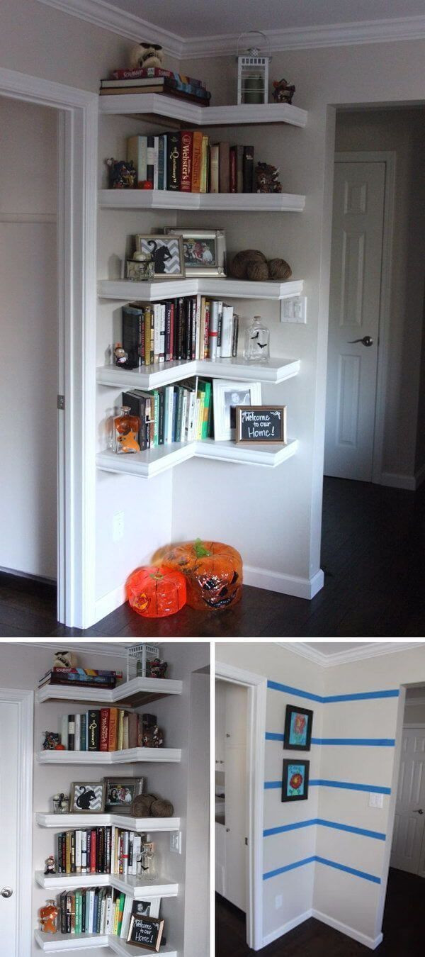 Corner Shelf For Kids Room
 Transform a Corner with Wraparound Shelves