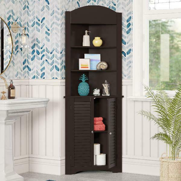 Corner Storage Cabinet For Bedroom
 Bathroom Storage Linen Cabinet Bedroom Living Room Corner