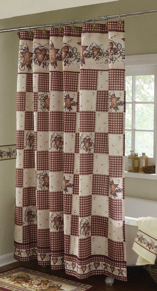Country Bathroom Shower Curtains
 Country Shower Curtain Sets