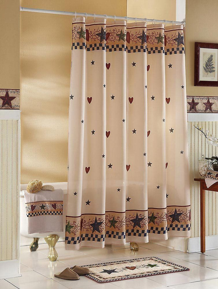 Country Bathroom Shower Curtains
 Country Shower Curtains Revisited