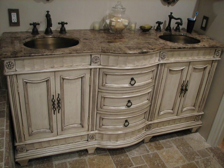 Country Bathroom Sinks
 French country vanity sink Yes please