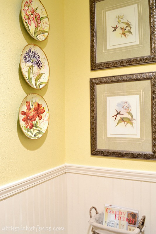 Country Bathroom Wall Decor
 French Country Bathroom Makeover At The Picket Fence