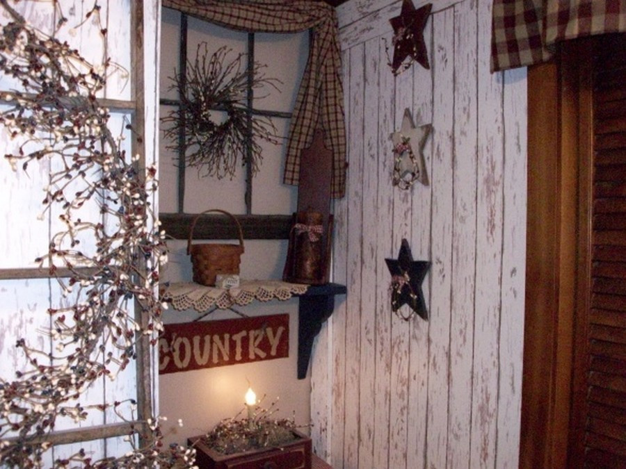 Country Bathroom Wall Decor
 Rustic Country Bathroom Wall Decor Primitive Bathrooms