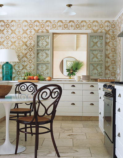 Country Kitchen Wall Paper
 Country kitchen wallpaper design Ideas