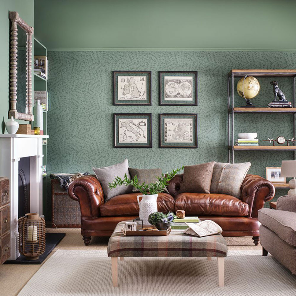 Country Living Room Colors
 Green living room ideas for soothing sophisticated spaces