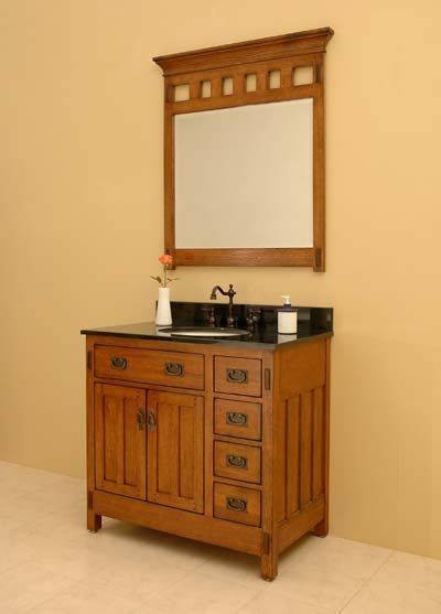 Craftsman Style Bathroom Mirror
 15 Collection of Mission Style Wall Mirrors