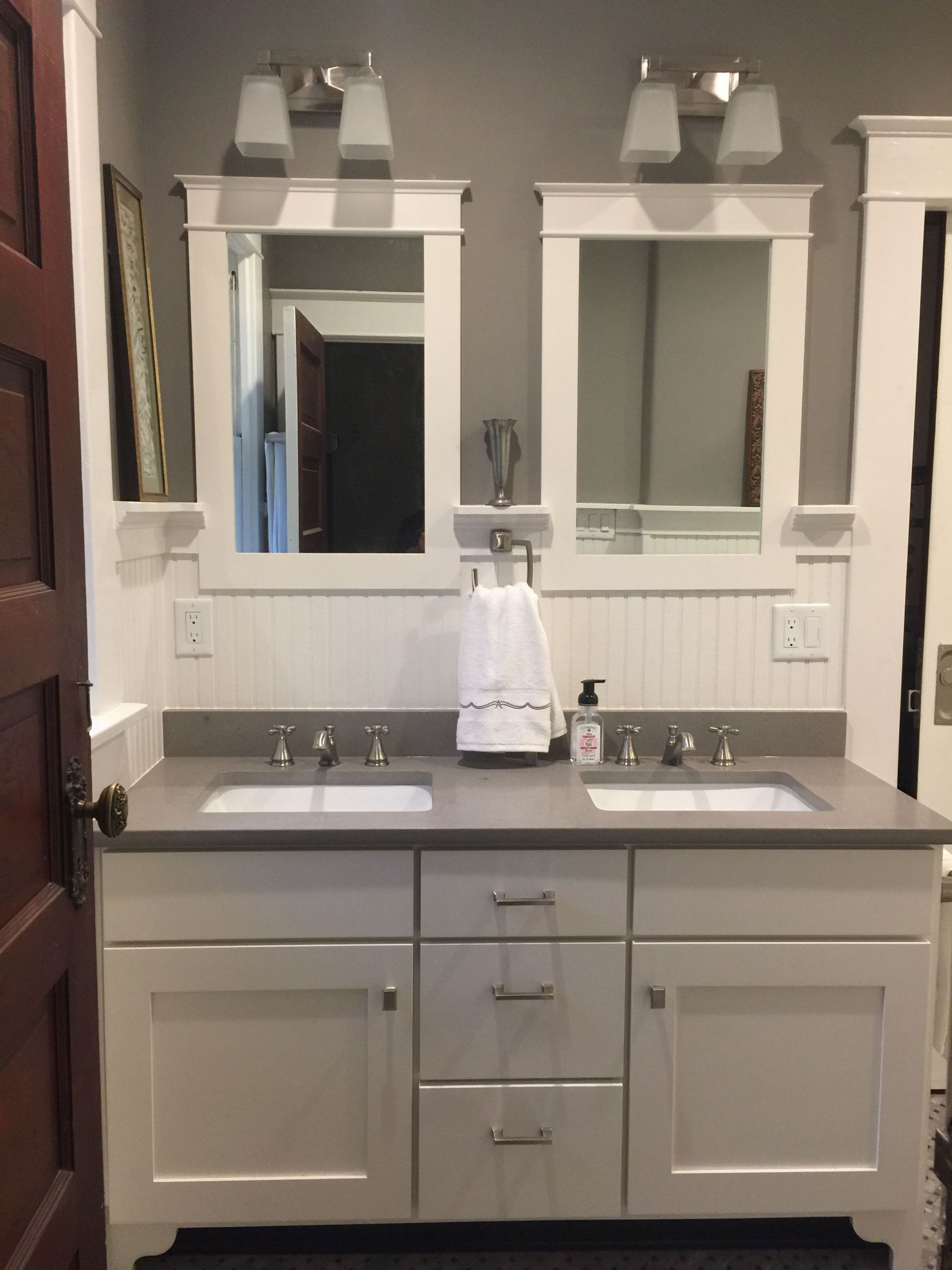 Craftsman Style Bathroom Mirror
 Craftsman bathroom
