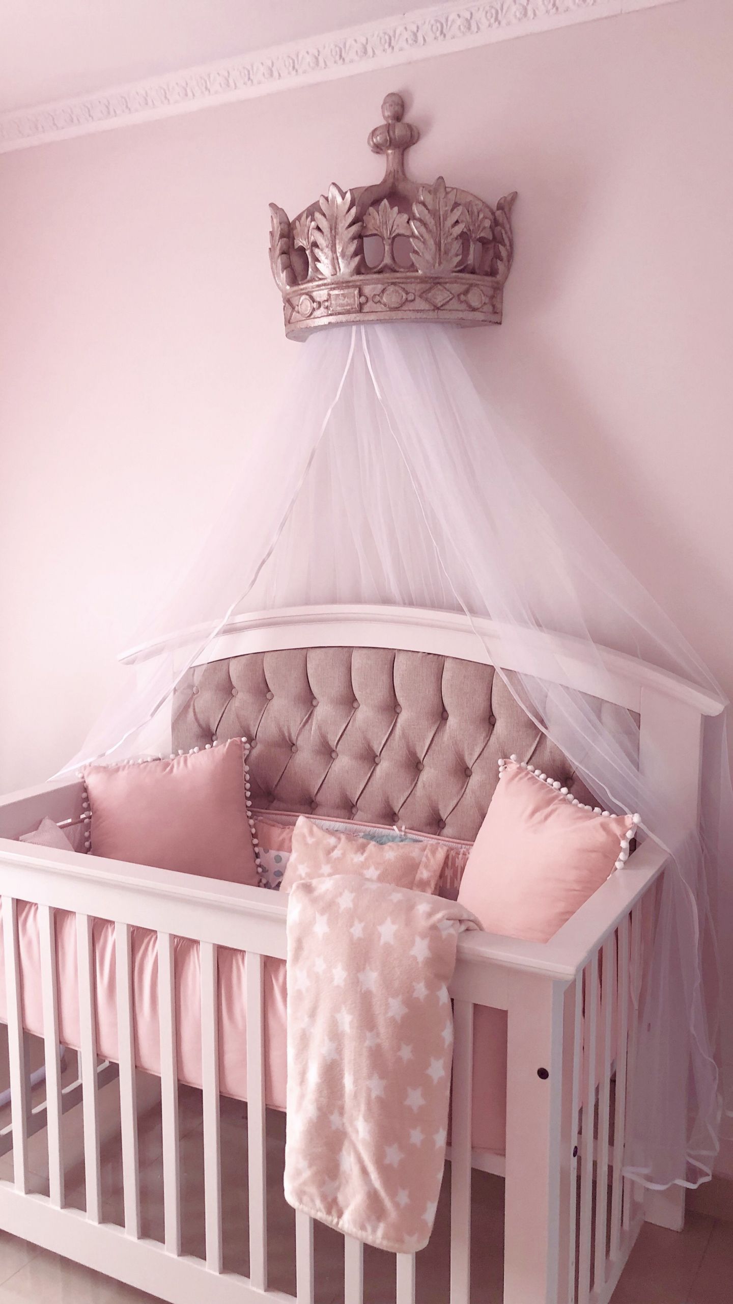 Crown Decor For Baby Room
 Princess nursery crown canopy