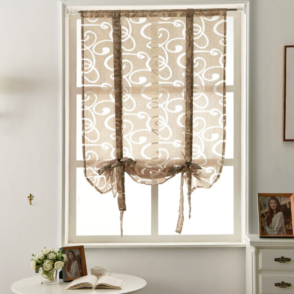 Curtains For Kitchen Door
 Panel curtain fabrics semi sheer Kitchen door roman