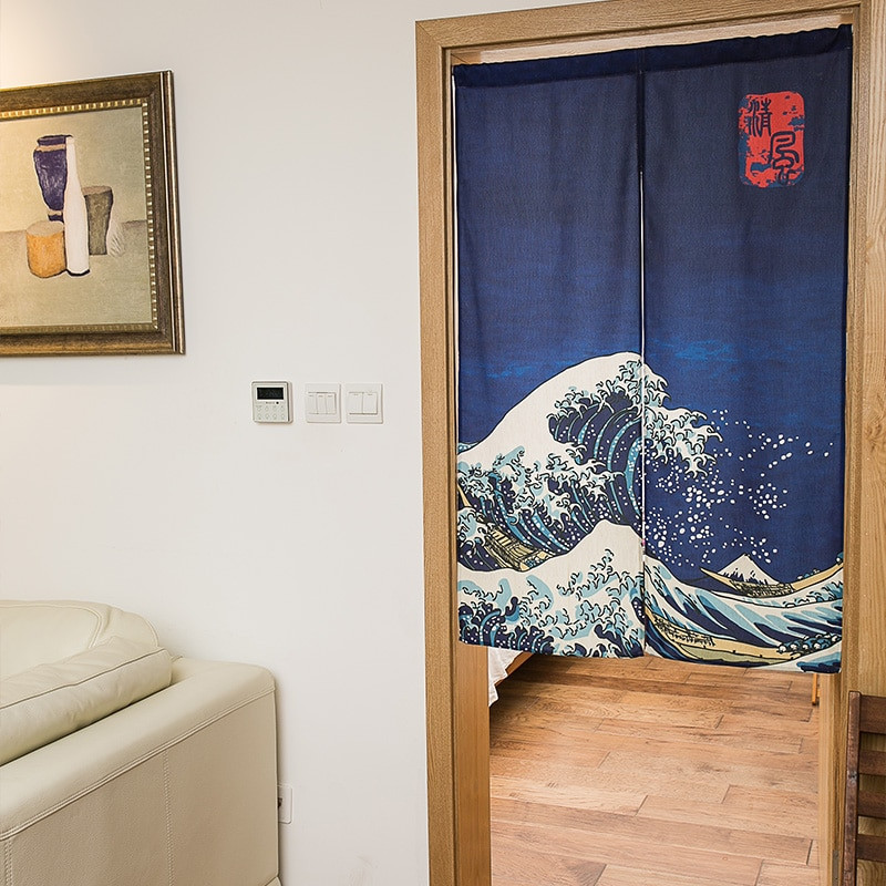 Curtains For Kitchen Door
 Japan Style Cotton Linen Kitchen Door Curtain Decorative