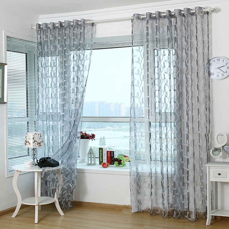 Curtains For Living Room Windows
 Aliexpress Buy 3d tulle sheer curtains for living