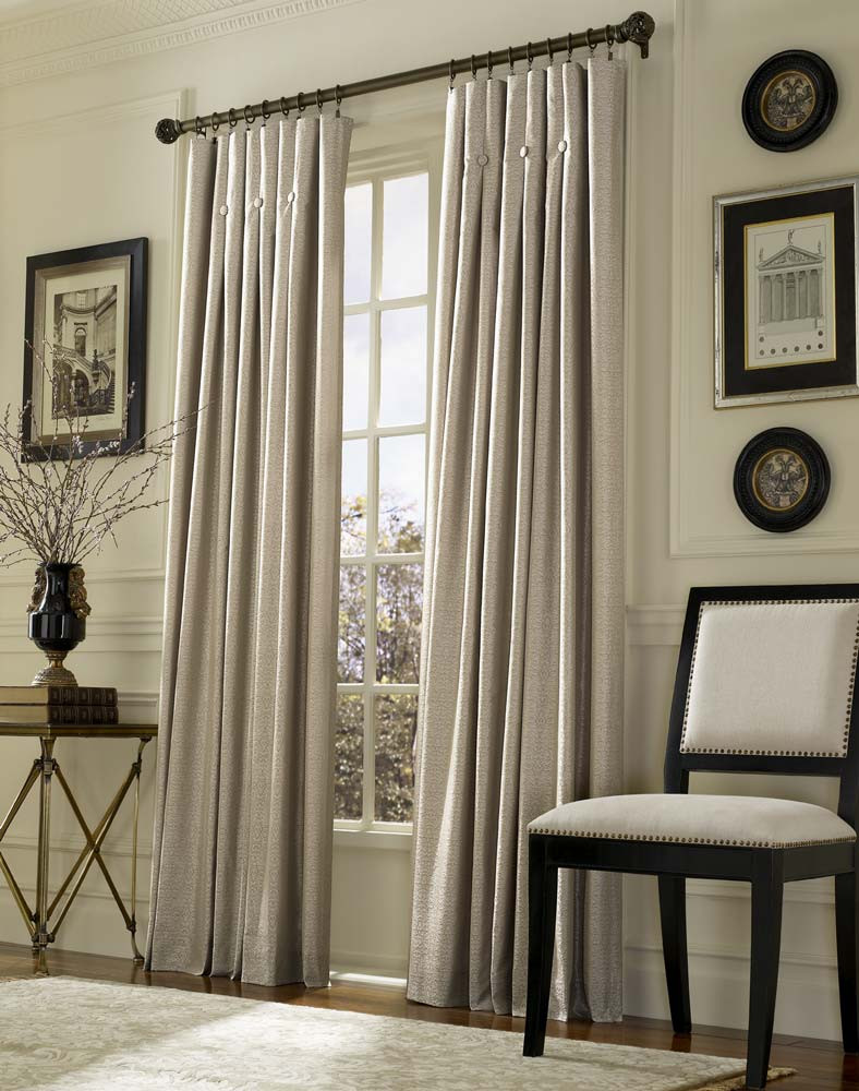 Curtains For Living Room Windows
 Inverted Pleat Drapes That Will Smarten Your Window