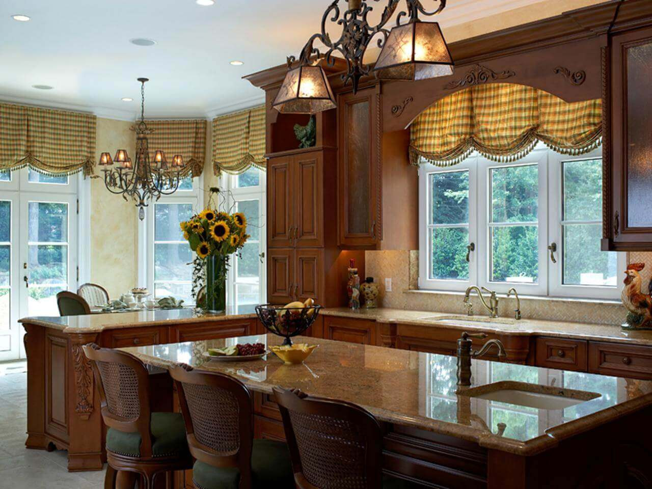 Curtains Kitchen Windows
 Top 65 Luxury Kitchen Design Ideas Exclusive Gallery