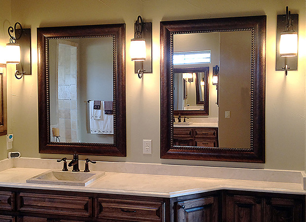 Custom Framed Bathroom Mirrors
 Matching Framed Bathroom Mirrors for Blanco Texas