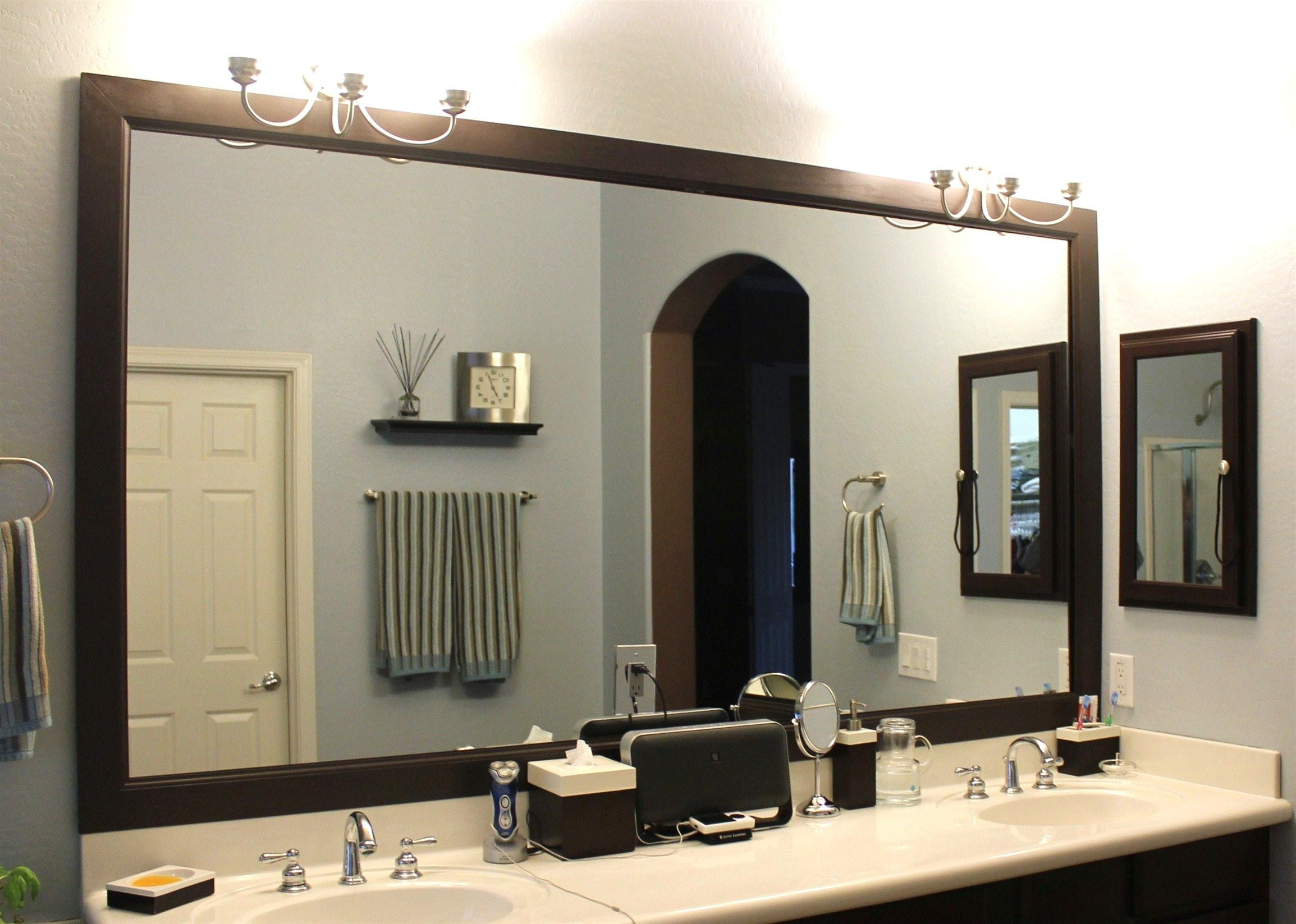 Custom Framed Bathroom Mirrors
 20 Collection of Custom Bathroom Mirrors